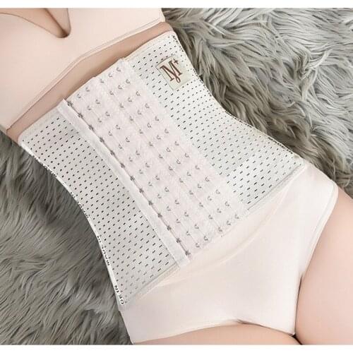 Womans Flat Belly Sheath Slim Shapewear Belly Corset Slimming Girdle Weight Loss Belt M Letter Hollow out Buckle Waist Trainer