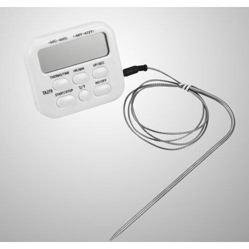 1 Pc Food Thermometer TA278 Wireless Meat Thermometer Timer for Home Kitchen food thermometer