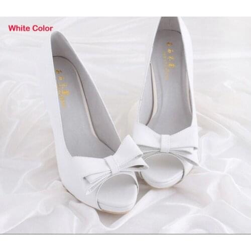 2020 Summer Nude Color Stiletto Heel Dress Shoes Peep Toe Sandals Bowtie Patent Leather Lady Gorgeous Spring Shoes More Color