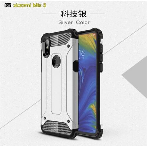 Case For Xiaomi Mix 3 Cover WolfRule Anti-knock Soft Silicone PC Plastic Back Case For Xiaomi Mi Mix 3 Fundas For Xiomi Mi Mix 3
