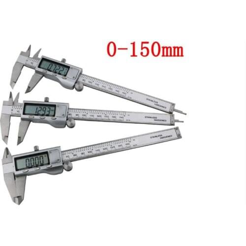 Digital Caliper 150mm 1 pc Digital Vernier Calipers Measure Metal Digital Electronic Caliper Ruler Measuring Tools