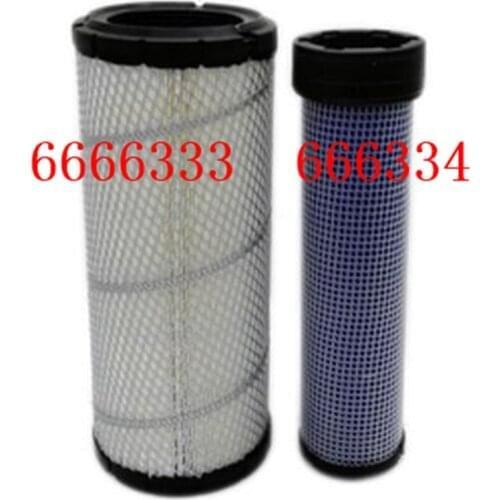 Air filter element 6666333 for SM S550 skid steer loader air filter style 6666334