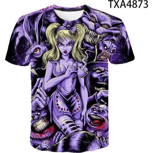 Summer Skeleton Printed 3D T Shirts Casual Men Women Children Cotton Fashion Short Sleeve Boy Girl Kids Interesting Tops Tee