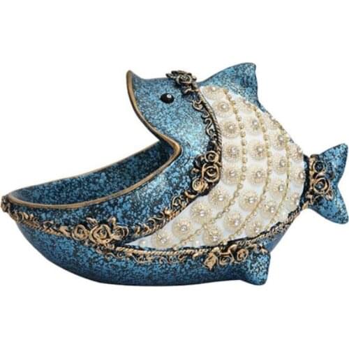Artificial pearl fish statue and frog statue sculpture home decoration accessories estatua escultura statues gift
