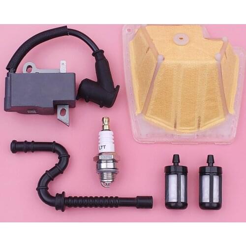 Ignition Coil Air Filter Line Kit For Stihl MS270 MS280 Chainsaw 11331201604, 11334001350, 1129 358 7702 w Spark Plug