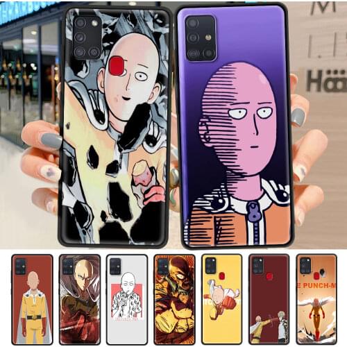 Mobile Phone Case For Samsung Galaxy A51 A71 A21s A31 A32 5G A41 A12 A11 A72 A52 4G A02s A01 Soft Cover Funda One Punch Man