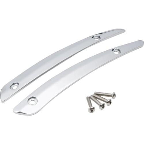 Motorcycle Chrome Windshield Side Trim For Harley Touring Road Glide Ultra FLTR FLTRU FLTRX FLTRXS 2015-2018