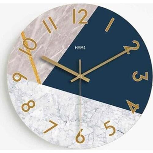 Wall Clock Modern Design Home Luxury Hanging Vintage Living Room Watches Creative Nordic Style Wall Clock Fashion Quiet Decors