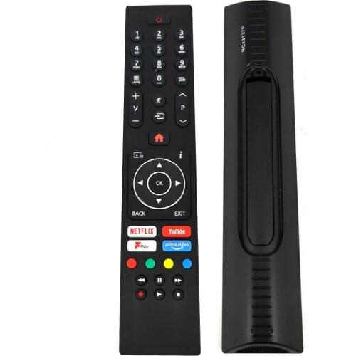 NEW RC43137P Replacement Remote Control for Bush Digihome Finlux Techwood Electriq Smart TVs Fernbedienung