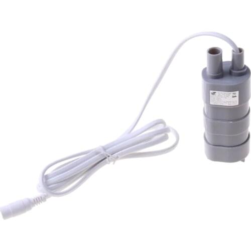 1.2A DC 6-12V Micro Submersible Motor Water Pump 14L/Min 600L/H 5M 5.5x2.1 Female