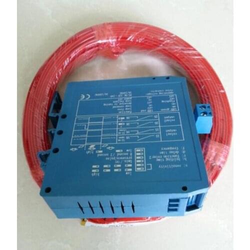Blue loop detector with 50m coil Automatic Gate inductive vehicle loop sensor Dual 12V / 24V available four class adjustable