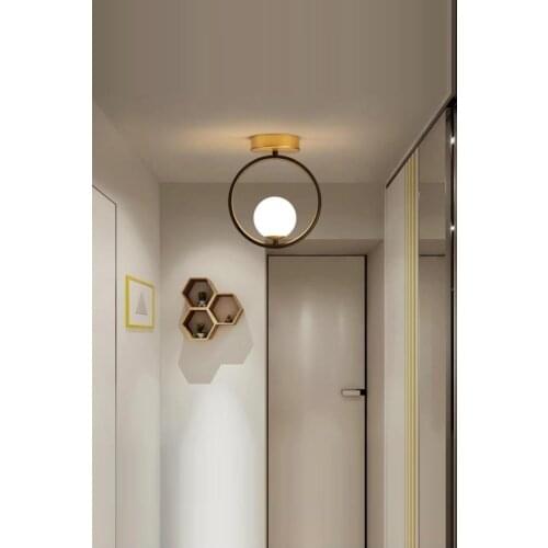 Mila Modern Plofonyer Off White Glazed Single Chandelier