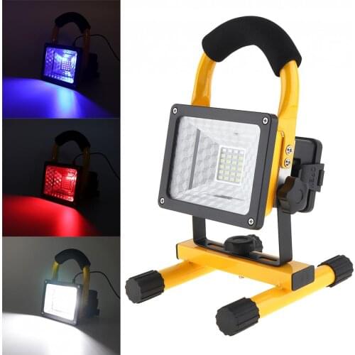 20W 24 LED Flood Light Portable Outdoor Waterproof IP65 Emergency Lamp Work Light for Camping / Vehicle Signal Warning