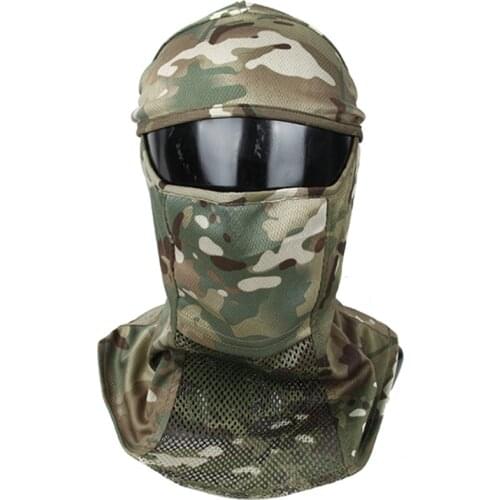 TMC Hunting Tactical Paintball Metal Mesh Balaclava Full Face Mask BK/CB/RG/MC TMC3267