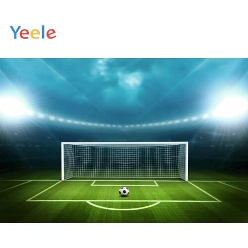 Football Field Stadium Newborn Baby Shower Boy Birthday Party Vinyl Backdrop Photography Background For Photo Studio Photophone