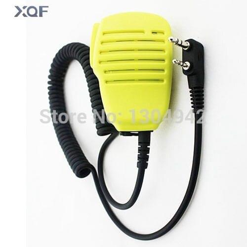 Yellow Speaker Mic Microphone for BAOFENG UV-5R 5RA/B/C/D/E UV-3R+ Kenwood Walkie Talkie With Free Shipping