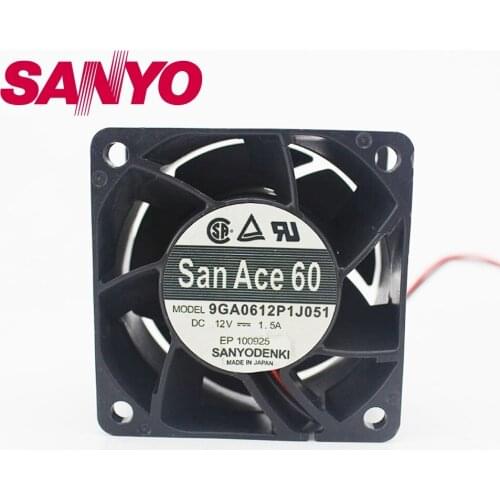 1pcs 9GA0612P1J051 12V 1.5A violence server inverter axial cooling fan 6038 60*60*38mm 60mm