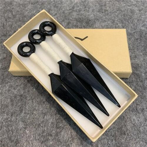 3pcs/Sets Anime Keychain For Women Men Jewelry Cosplay 14cm Pendant Key Holder Weapon Plastic Props Gifts