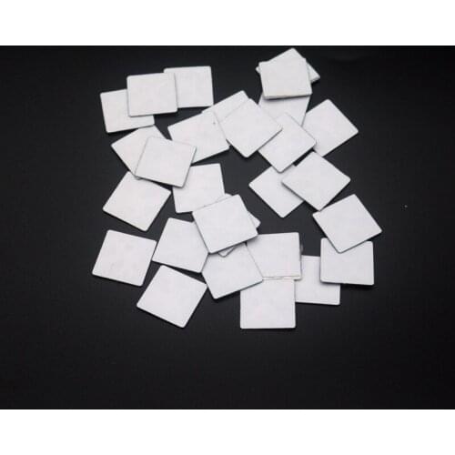 5 pcs 16mm Car Key Shell Square Emblem Symbol Sticker Logo For PSA Peugeot Citroen