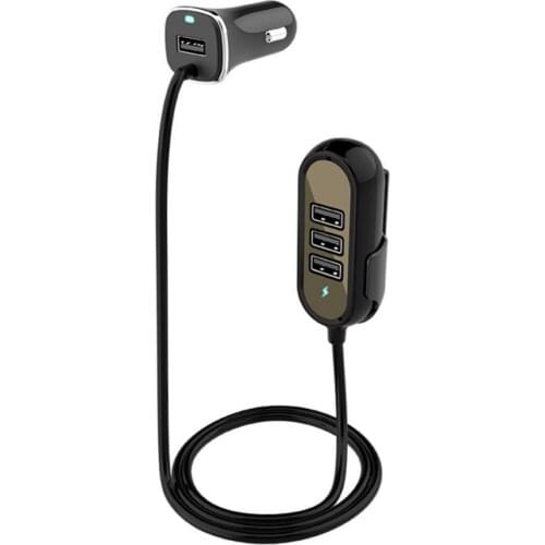 50% Hot Sell PD 18W QCB 3.0 4 USB Ports Fast Charging Car Quick Charger for Phone/Tablets