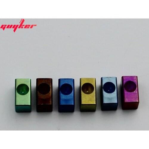 6 Piece Guyker String Lock Insert Block Rainbow Color Titanium Alloy For FR Special