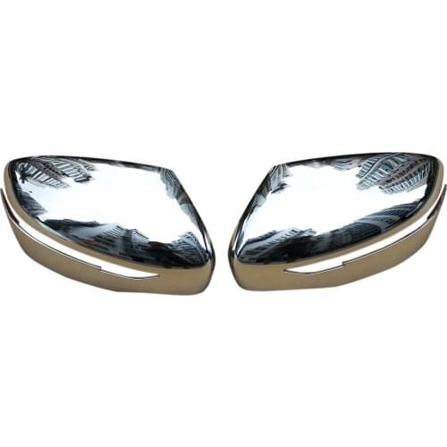 Side Rearview Mirror Cover Cap Fit For Nissan Rogue X-Trail 2014 - 2017 2018 Accessories Door Rear View Mirror Chrome Trim