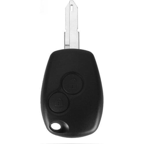 2 Button Car Remote Key Case Shell Fob For Renault Duster Clio DACIA 3 Twingo Logan Sandero Modus With NE72 Uncut Blade