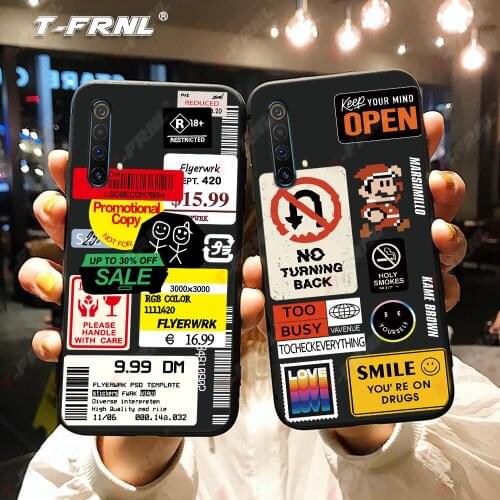 For funda OPPO Realme C11 case soft TPU case for OPPO Realme C2 3 C3 C11 X X2 XT 5 Pro 6 Pro C15 C17 7 Pro case