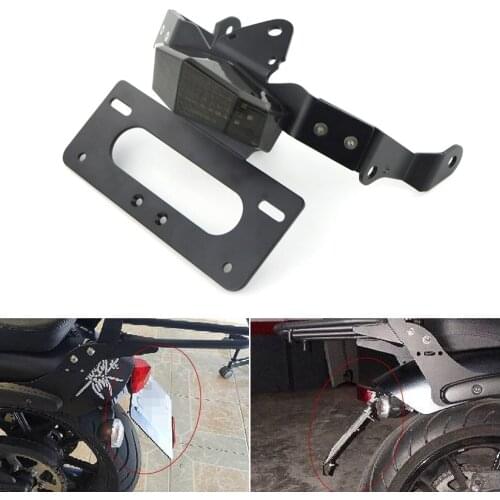 License Registration Plate Holder For Kawasaki Vulcan s 2015-2021 Vulcan cafe 2018 2019 2021 Rear Tail Tidy Fender Eliminator