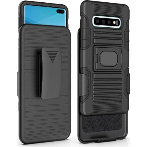For Samsung Galaxy S10 Plus S10e Lite Case Heavy Duty Magnetic Ring Stand Rugged Case With Belt Swivel Clip Holster Back Cover