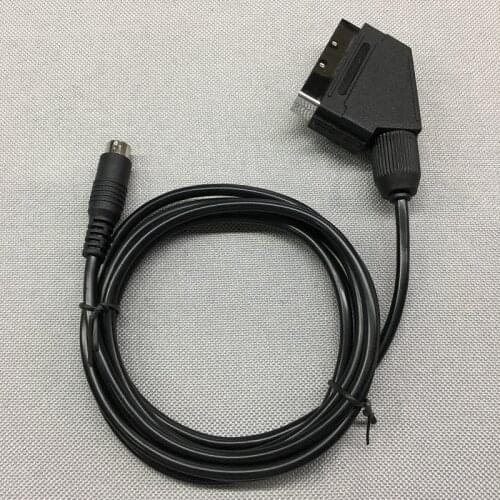 FZQWEG AV TV Video Cable Lead Scart Cable for SEGA for Mega Drive MD 2 for Genesis 2 PAL Version