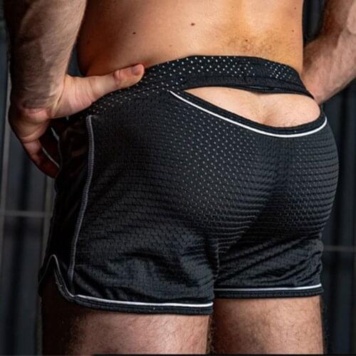 Summer New Mens Swimming Trunks Sexy Bermuda Beach Swimming Surf Shorts Mens 2021 Running Fitness Training Sports Shorts