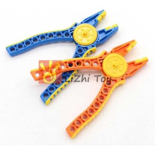 Lizhi DIY Bricks Pliers Accessories Technology Building Blocks Remove Plastic Nails Tweezers Tool Connect Parts Separator Toys