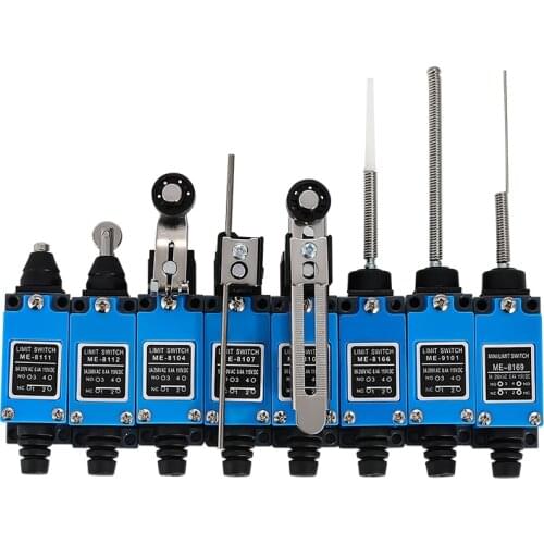 ME ME-8108 limit switch Rotary Adjustable Roller Mini Limit Switches TZ-8108 AC250V 5A NO NC 8108 8104 8111 8112 8122 8166 9101