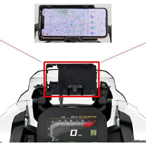 For BMW F850GS ADV F 850 GS Adventure 2018 2019 Motorcycle Front Phone Stand Holder Smartphone Phone GPS Navigaton Plate Bracket