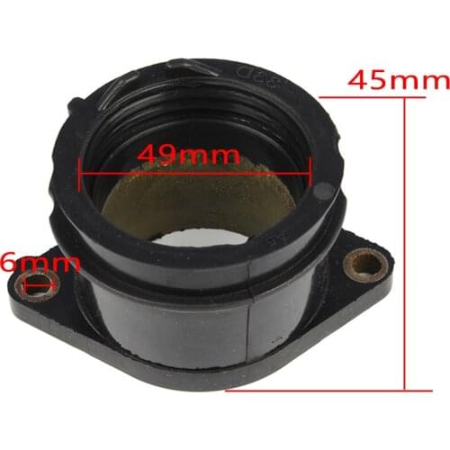 Motorcycle Carburetor Interface Adapter Intake Manifold Rubber Boot Carb For Yamaha YZ450F 2010-2018 & WR450F 2016 2017 2018