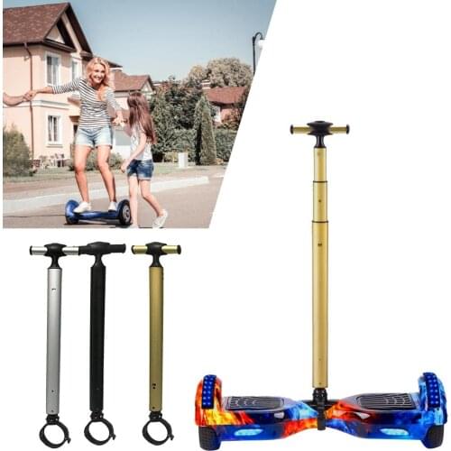 Stretchable Aluminum Alloy Balance Scooter Handle Bar Smart Hover Scooter Support Handlebar For 6.5" 10" Two Wheeled Scooter