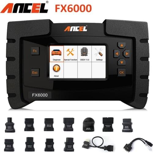 ANCEL FX6000 OBD2 Code Reader Automotive Scanner professional All System Engine Scan SRS DPF IMMO Oil Reset Diagnostic Tools