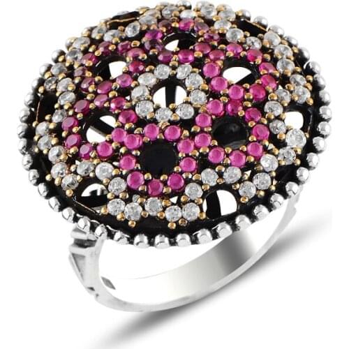 Silver 925 Sterling Zircon Cubic Zirconia Authentic Ring