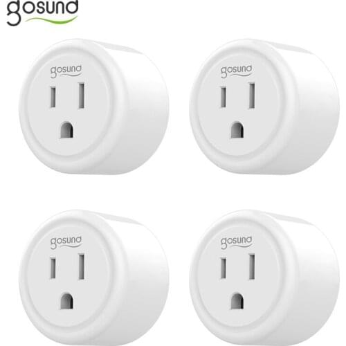 10/8/6/5/4/3/2/1PCS Smart Plug WiFi Socket US Tuya Wi-Fi Smart Plug Smart Life APP Work With Alexa Google Home Assistant