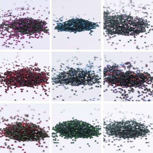 SS6 1440 PCS Crystals Stones Iron on FlatBack Rhinestone Hot Fix Strass Crystal Hotfix Rhinestones for Clothes 3D Nail Art Decor