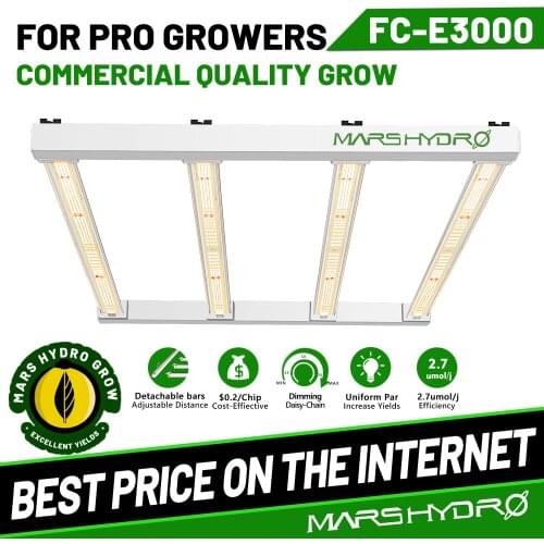 Mars Hydro FC-E 3000 LED Full Spectrum New Generation Grow Light Indoor Hydroponics Phytolamp Indoor Gardening Hydroponics