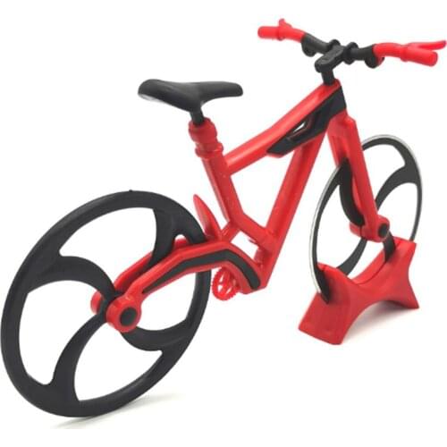 Stainless Steel Bicycle Pizza Cutter Non-stick Bike Pizza Slicer Gift Innovative Kitchen Tool