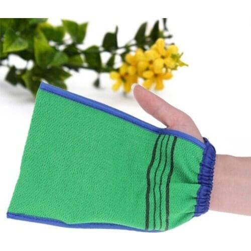 1Pc Bath Towel Artifact Shower Spa Two-sided Bath Glove Body Cleaning Scrub Mitt Rub Dead Skin Removal Body Scrub