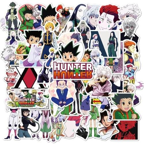 10/50pcs Anime Hunter x Hunter Stickers Waterproof PVC Decal For Car Laptop Suitcase Skateboard Motorcycle Teens Kids Decor