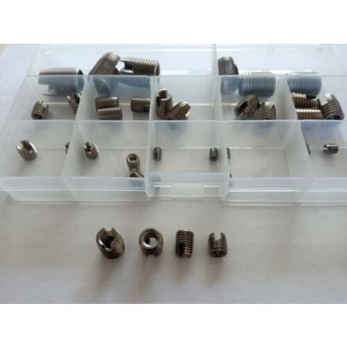 36pcs M2-M12 Stainless Steel Self-tapping Thread Sleeves Screws Threaded Nuts Top Sale