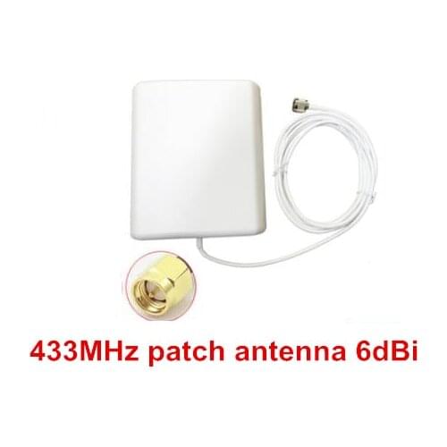 433MHz patch panel antenna SMA outdoor aerial data transmitting