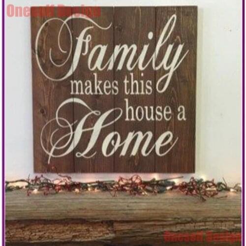 Family make house 5d diamond painting full square/round 5d beaded embroidery full 5d diamond embroidery full set wall sticker