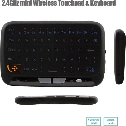 Mini 2.4G Wireless Air Mouse Keyboard Full Screen Touch QWERTY Portable Small Hand Keypad With Touchpad For Xiaomi Smart TV PC