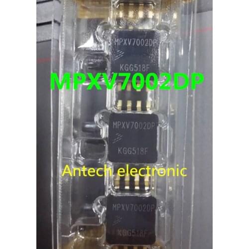 100% New Original MPXV7002DP Pressure Sensor 0.5V to 4.5V -2kPa to 2kPa Differential 8-Pin SNSR